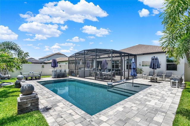 2390 Standing Rock Cir, Oakland, FL 34787 - view of swimming pool with a patio area and outdoor dining area