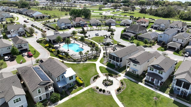 2035 White Feather Loop, Oakland, FL 34787 - aerial view of residential area featuring a pool