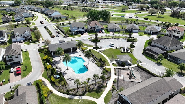 2035 White Feather Loop, Oakland, FL 34787 - aerial view of residential area with a pool area
