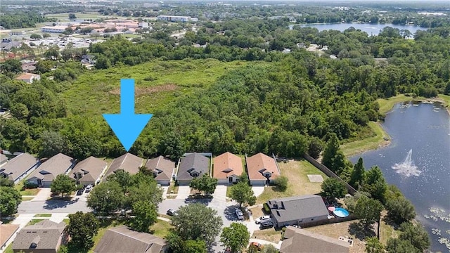 11236 Rouse Run Cir, Orlando, FL 32817 - aerial perspective of suburban area with a large body of water