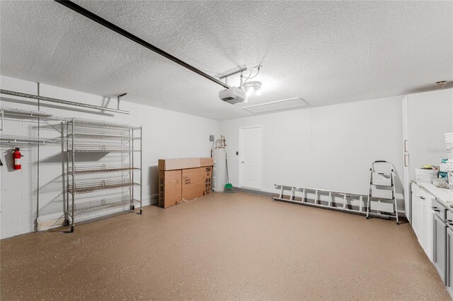 10001 Newington Dr, Orlando, FL 32836 - garage with water heater and a garage door opener