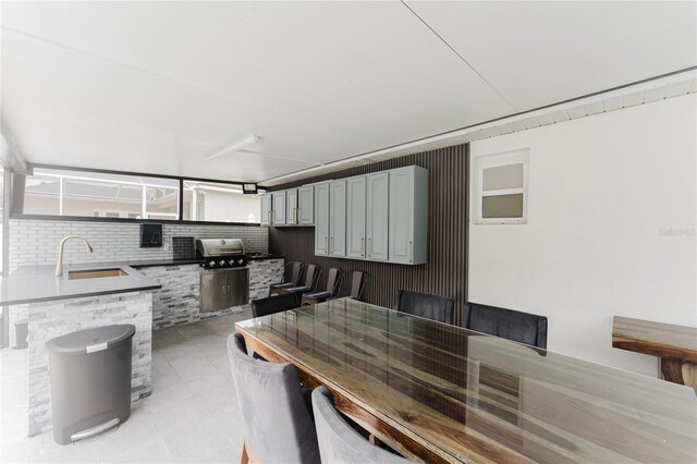 10001 Newington Dr, Orlando, FL 32836 - dining area with light tile patterned floors