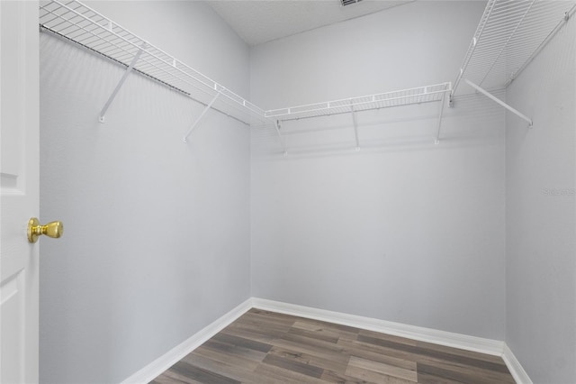 631 Lady Diana Dr, Davenport, FL 33837 - spacious closet with dark wood-style floors
