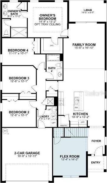 2676 Bittern Bnd, Saint Cloud, FL 34773 - floor plan / room layout