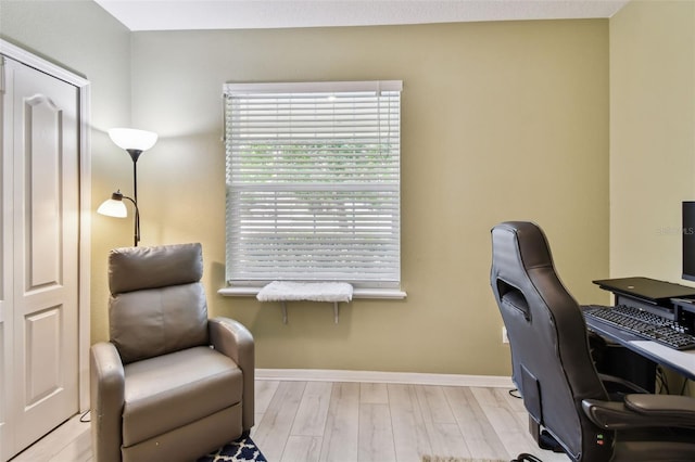 2409 Martins Run, Tavares, FL 32778 - office space featuring light wood-style floors and baseboards