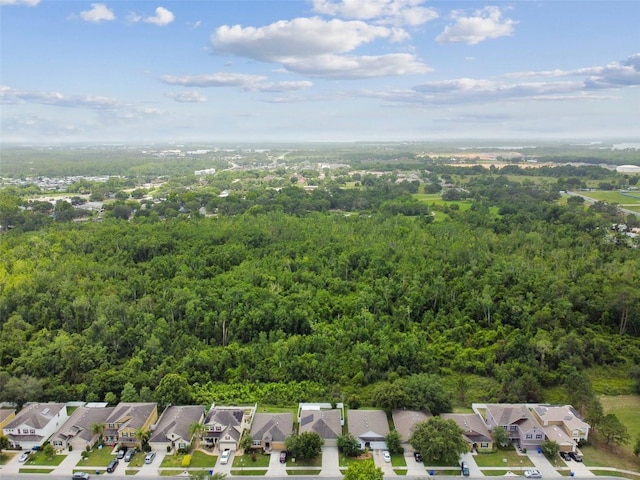 2409 Martins Run, Tavares, FL 32778 - aerial view of residential area with a heavily wooded area