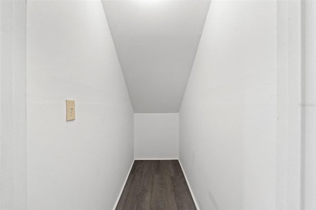 5436 E Michigan St Unit 7, Orlando, FL 32812 - additional living space featuring lofted ceiling and dark wood-style flooring