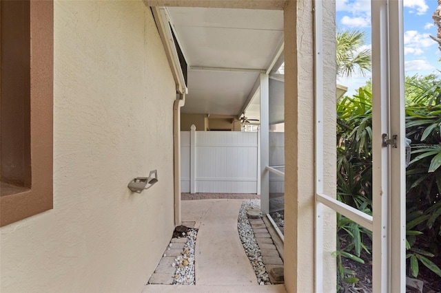 5436 E Michigan St Unit 7, Orlando, FL 32812 - property entrance with stucco siding