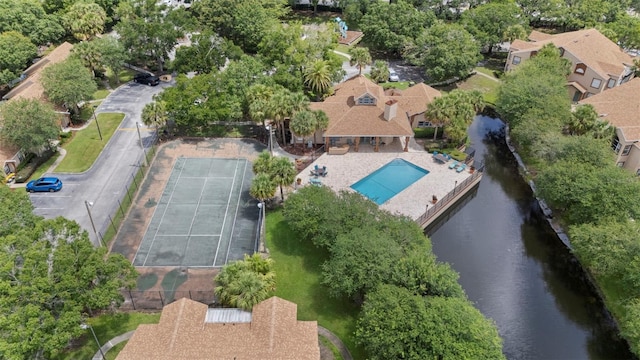5436 E Michigan St Unit 7, Orlando, FL 32812 - aerial view of property's location featuring a pool area and a nearby body of water