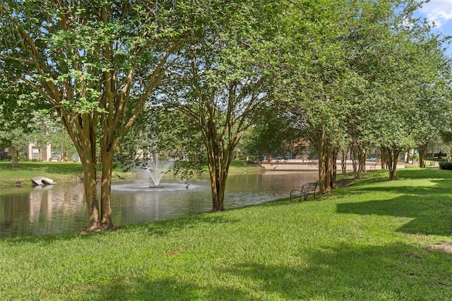 5436 E Michigan St Unit 7, Orlando, FL 32812 - view of grassy yard featuring a water view