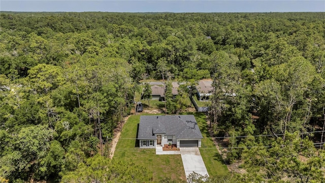 9419 N Jackson Way, Citrus Springs, FL 34434 - view from above of property featuring a forest