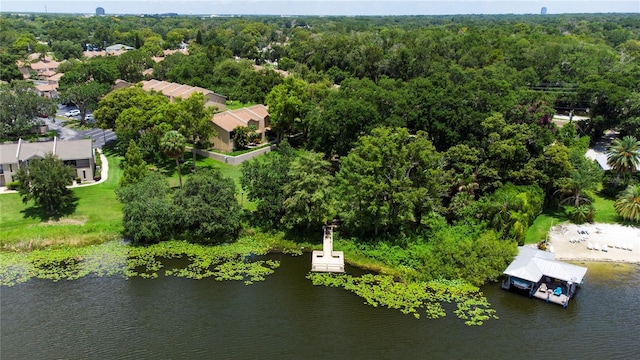 818 Park Lake Cir Unit 10, Maitland, FL 32751 - bird's eye view of a large body of water and a forest