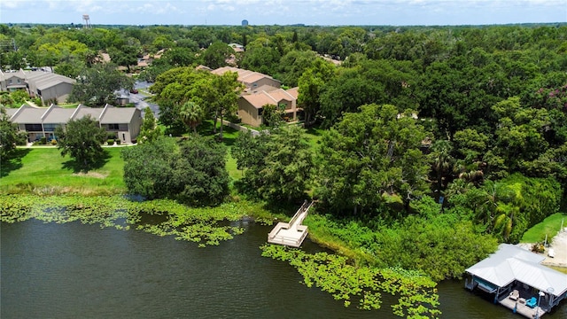 818 Park Lake Cir Unit 10, Maitland, FL 32751 - bird's eye view of a nearby body of water and a heavily wooded area