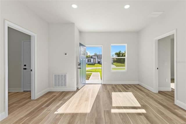 178 Marion Oaks Ln, Ocala, FL 34473 - entrance foyer featuring light wood-style floors, baseboards, and recessed lighting