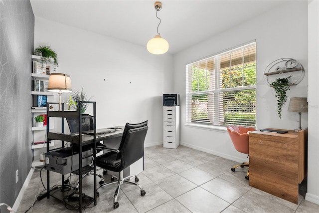 11054 Hanlon Terrace Aly, Winter Garden, FL 34787 - office area with baseboards and light tile patterned floors