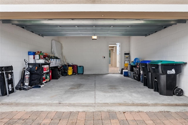 11054 Hanlon Terrace Aly, Winter Garden, FL 34787 - garage with concrete block wall