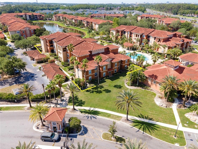 5500 Metrowest Blvd Unit 203, Orlando, FL 32811 - aerial perspective of suburban area with a pool area and a nearby body of water