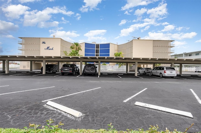 4850 Ocean Beach Blvd Unit 208, Cocoa Beach, FL 32931 - view of covered parking lot