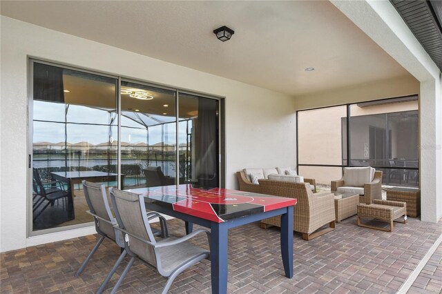 8801 Macapa Dr, Kissimmee, FL 34747 - view of patio featuring outdoor lounge area