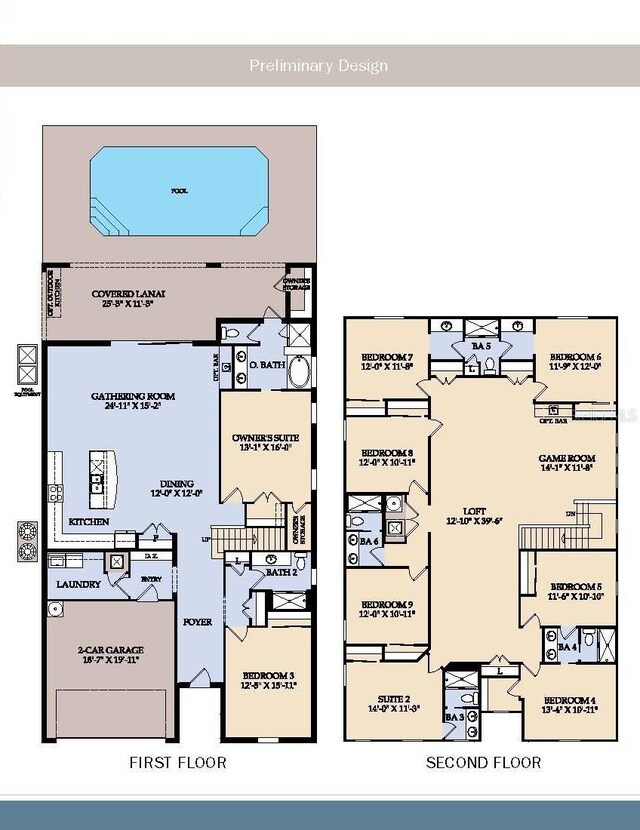 8801 Macapa Dr, Kissimmee, FL 34747 - property floor plan