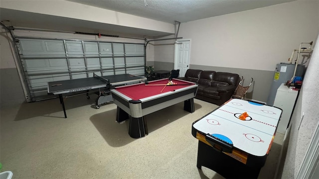 16631 Lazy Breeze Loop, Clermont, FL 34714 - playroom featuring pool table, a garage, and electric water heater