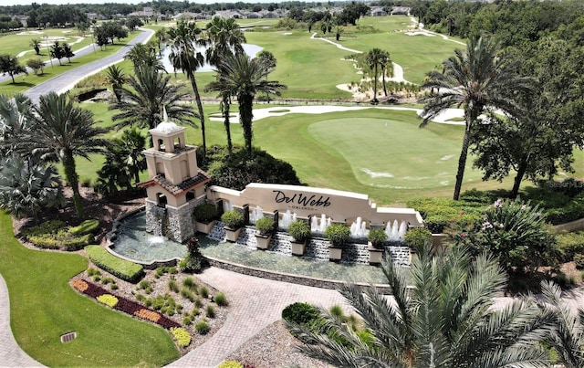 541 Arena Dr, Davenport, FL 33837 - aerial view of property's location with a golf course