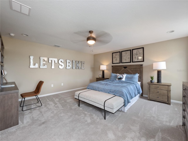 4413 Lions Gate Ave, Clermont, FL 34711 - bedroom with carpet floors and a ceiling fan
