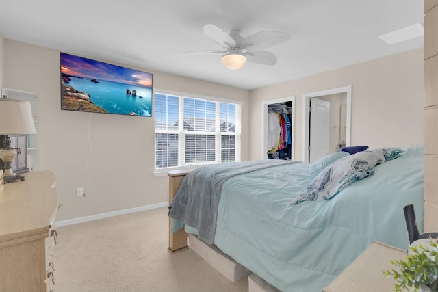 7639 Agrigento St, Clermont, FL 34714 - carpeted bedroom with a ceiling fan and a closet