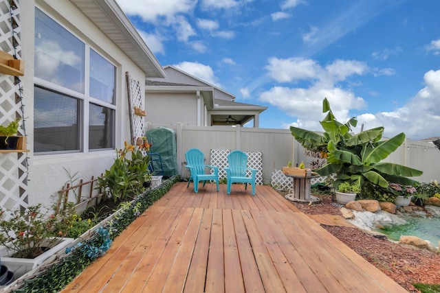 7639 Agrigento St, Clermont, FL 34714 - view of wooden deck