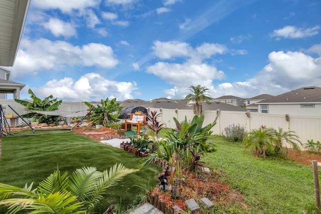7639 Agrigento St, Clermont, FL 34714 - fenced backyard featuring a residential view
