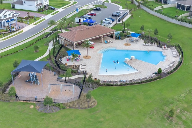 7639 Agrigento St, Clermont, FL 34714 - community pool featuring a gazebo