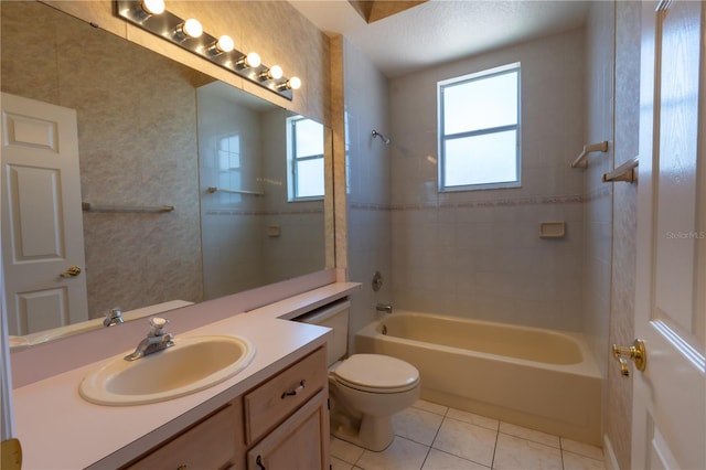 1586 Antoinette Ct, Oviedo, FL 32765 - full bathroom featuring vanity, tile patterned floors, and shower / bath combination