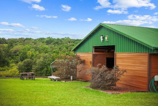 12434 Sullivan Rd, Clermont, FL 34715 - view of pole building with a yard