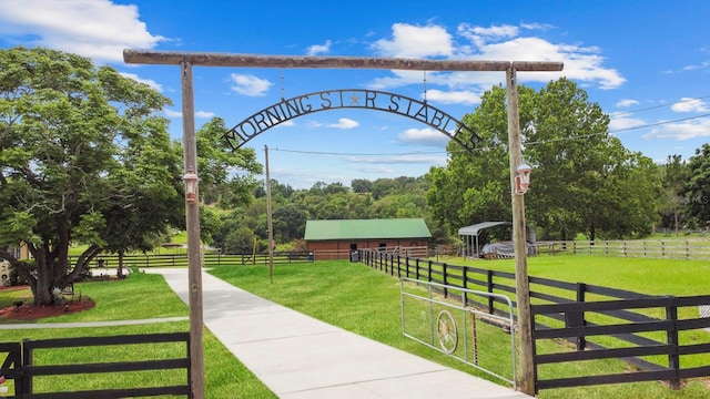 12434 Sullivan Rd, Clermont, FL 34715 - view of community with a view of countryside and an outbuilding