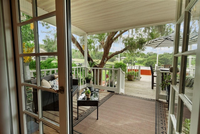 12434 Sullivan Rd, Clermont, FL 34715 - view of wooden terrace