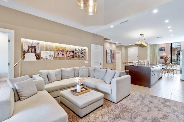 7461 Bleecker Ln, Kissimmee, FL 34747 - living area featuring recessed lighting