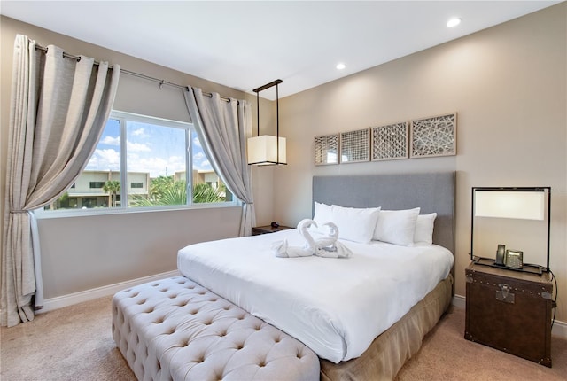 7461 Bleecker Ln, Kissimmee, FL 34747 - carpeted bedroom with baseboards and recessed lighting