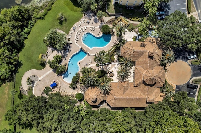 1400 Lake Shadow Cir Unit 10104, Maitland, FL 32751 - aerial view of property and surrounding area featuring a pool