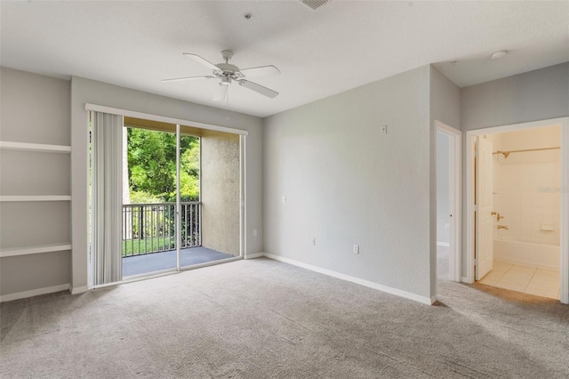 1400 Lake Shadow Cir Unit 10104, Maitland, FL 32751 - unfurnished room featuring carpet floors, a ceiling fan, and a smoke detector