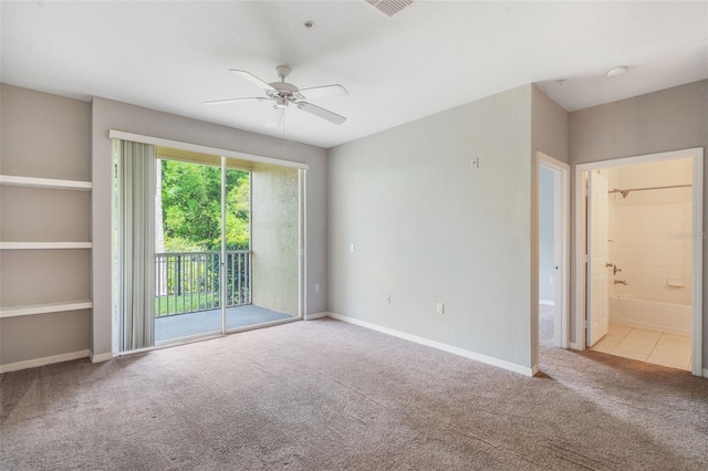 1400 Lake Shadow Cir Unit 10104, Maitland, FL 32751 - unfurnished room with carpet, ceiling fan, and a smoke detector