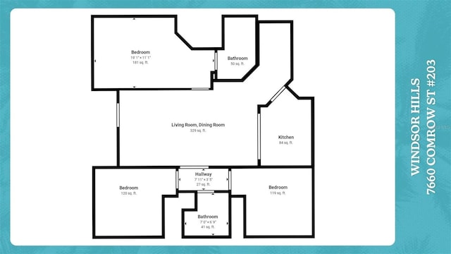 7660 Comrow St Unit 203, Kissimmee, FL 34747 - room layout