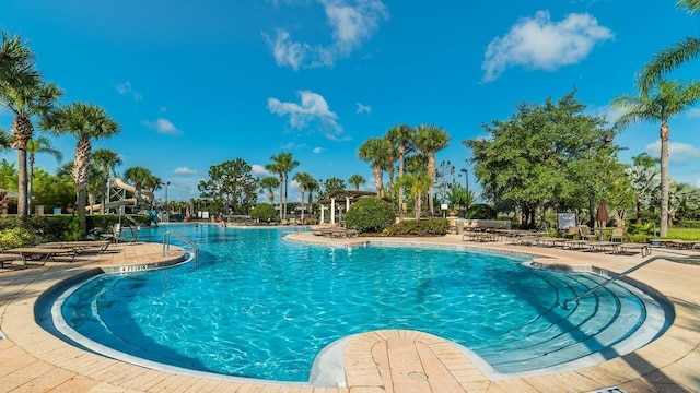 7660 Comrow St Unit 203, Kissimmee, FL 34747 - community pool with a patio