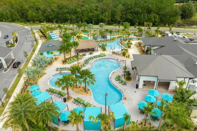 3180 Paradox Cir Unit 304, Kissimmee, FL 34746 - bird's eye view of a pool area