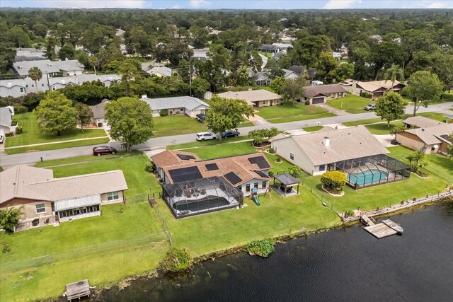 930 Chickadee Dr, Port Orange, FL 32127 - aerial view of residential area featuring a large body of water