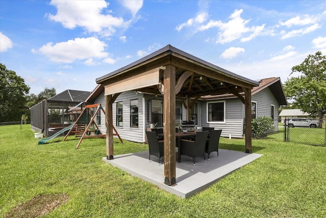 930 Chickadee Dr, Port Orange, FL 32127 - rear view of house featuring a patio