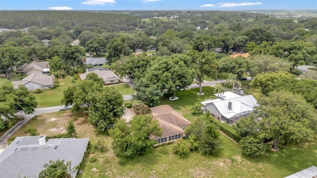 10711 Lake Hill Dr, Clermont, FL 34711 - aerial view of residential area with a heavily wooded area