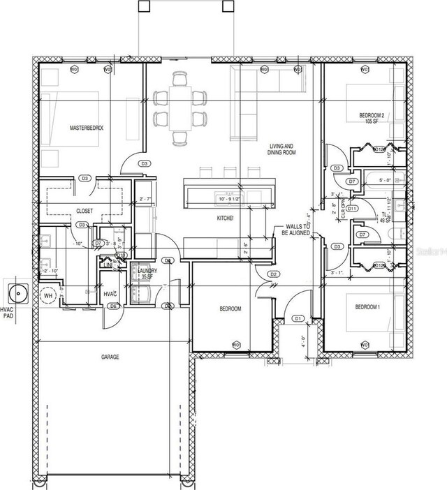 313 Bass Ct, Kissimmee, FL 34759 - view of floor plan / room layout
