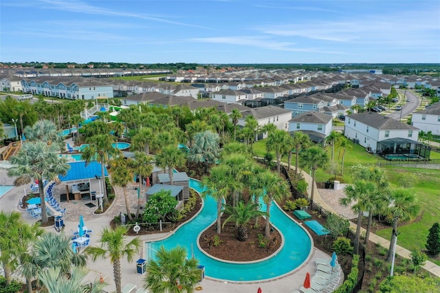 720 Gardenia Ln, Davenport, FL 33897 - aerial view of residential area featuring a pool