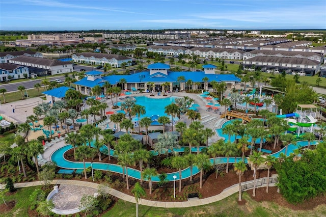 720 Gardenia Ln, Davenport, FL 33897 - drone / aerial view of a pool area