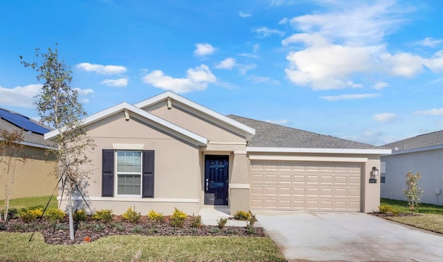 865 Citrus Reserve Blvd, Davenport, FL 33837 - ranch-style home with concrete driveway, stucco siding, and an attached garage